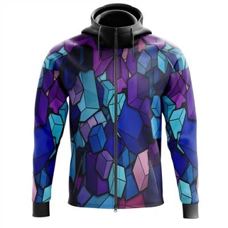 Long Zip plen Hoodie